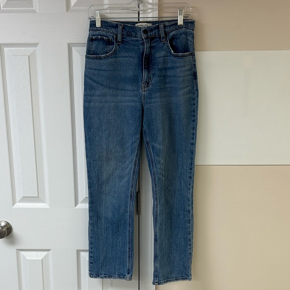 Abercrombie & Fitch Denim - Abercrombie & Fitch The Ankle Straight Ultra High Rise Jeans Curve Love